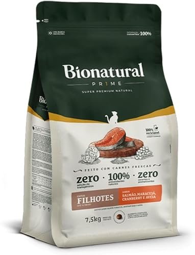 Bionatural Prime Ração Salmão para Gatos Filhotes