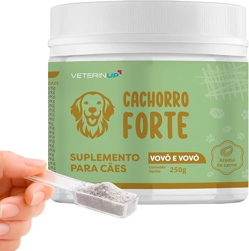 Cachorro Forte Vovô e Vovó Suplemento para Cães Idosos