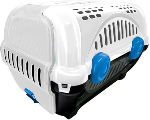 Furacão Pet Caixa de Transporte Luxo Preto e Azul