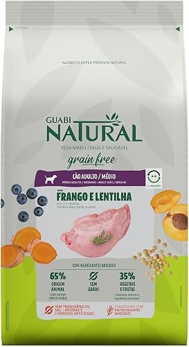 Guabi Natural Grain Free Cães Adultos Raças Médias, 2,5 kg