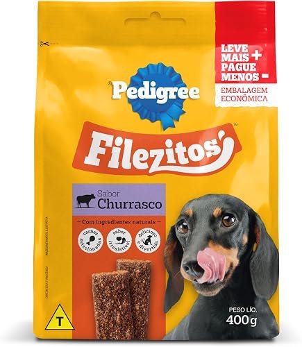 Pedigree Filezitos Bifinho Churrasco para Cães