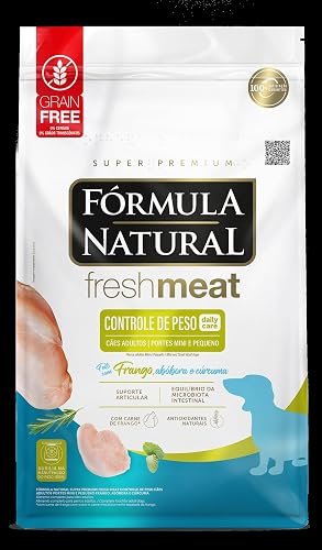 Ração Fórmula Natural Fresh Meat Controle de Peso Sabor Frango, 10,1 kg