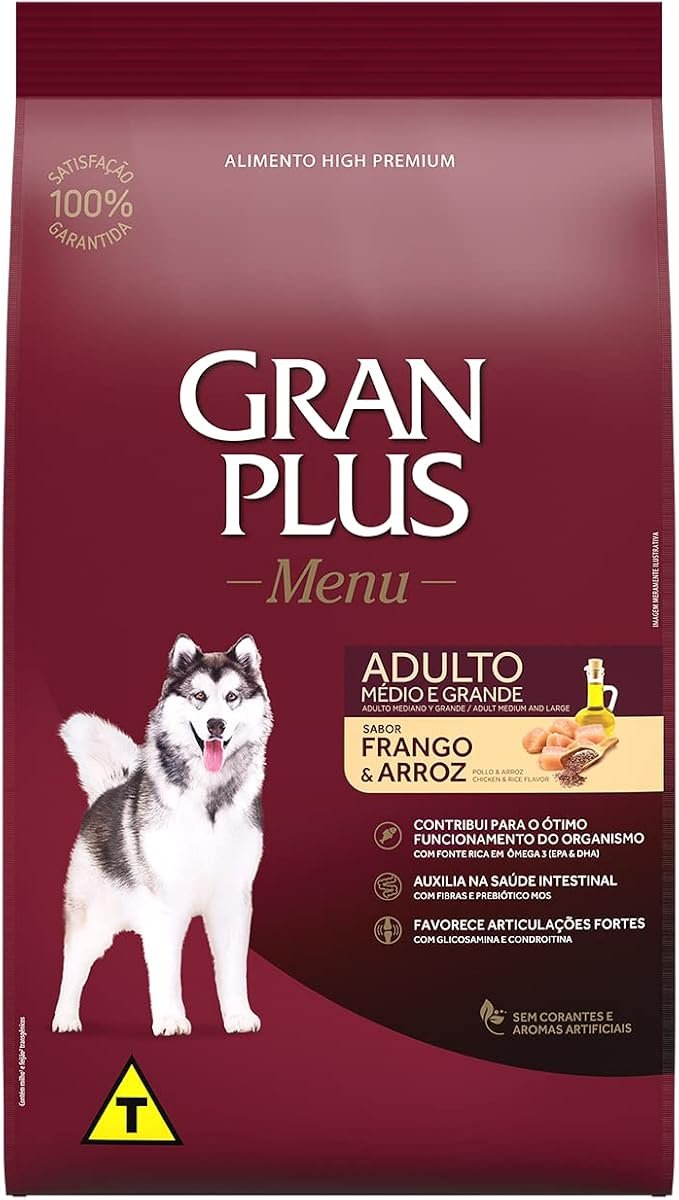 Ração Origens Class para Cães Adultos Porte Médio e Grande, Carne e Frango, 15 kg