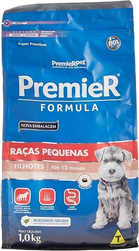 Ração Premier Fórmula para Cães Filhotes de Raças Pequenas Sabor Frango, 1 kg