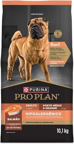Ração Purina Pro Plan Hipoalergênico Cães Médios e Grandes, 10,1 kg