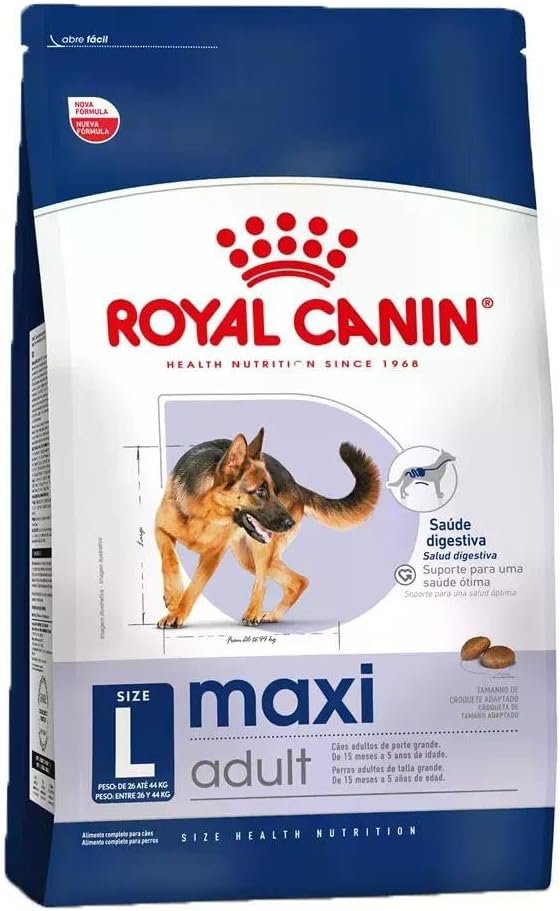 Ração Royal Canin Maxi para Cães Adultos, 12kg