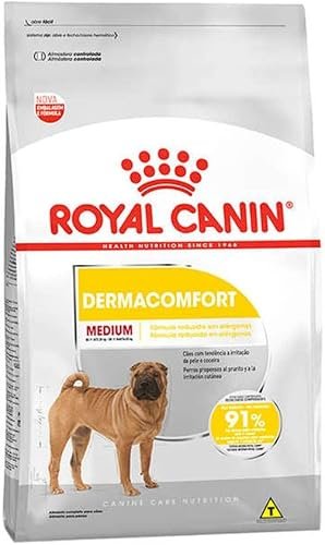 Ração Royal Canin Medium Dermacomfort para Cães Adultos, 10,1 kg