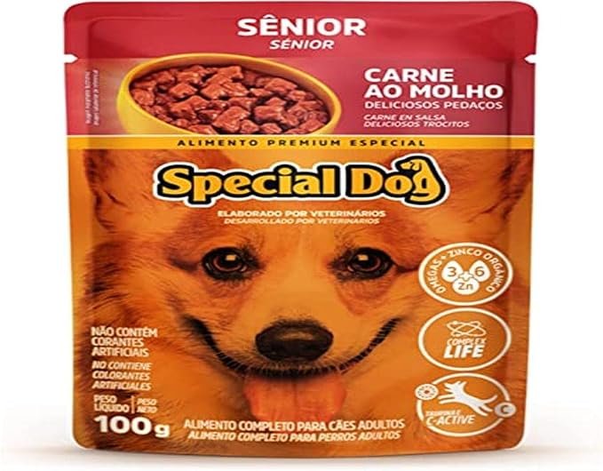 Sachê Special Dog Adulto Sabor Carne - Caixa com 12 unidades